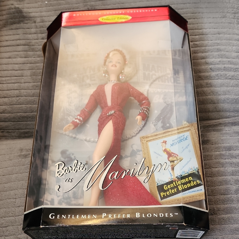 Barbie as Marilyn Doll in Red Gown - Collector Edition